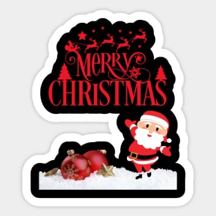 Merry christmas Sticker